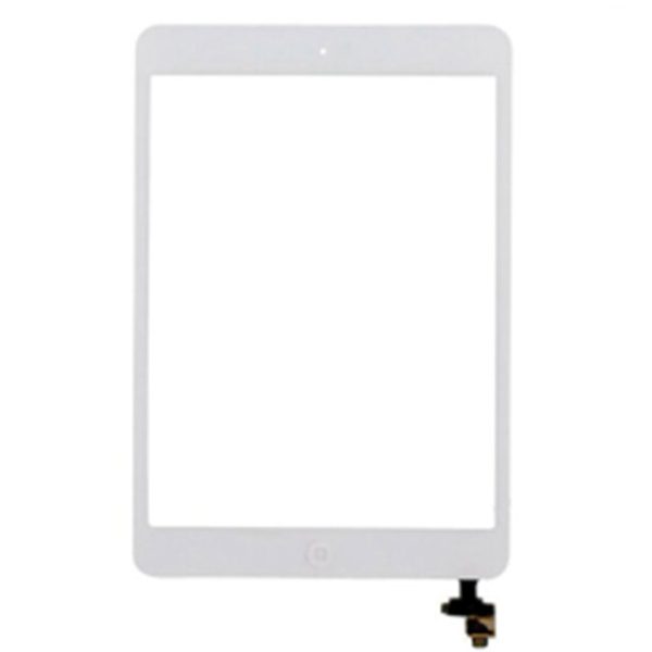 Ecran tactile + écran verre pour Apple iPad Mini/Mini 2 Retina blanc