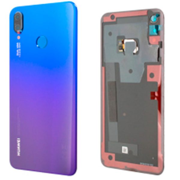 Huawei P Smart+ Couvercle de batterie avec emprunte digitale Original Iris Purple