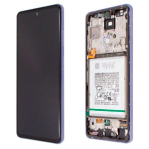 LCD écran original Samsung Galaxy A52 4G/A52 5G Violet + Batterie
