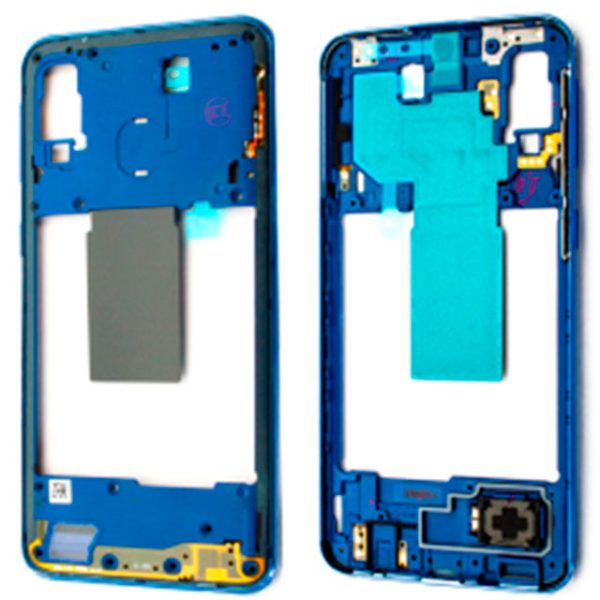 Samsung A405F Galaxy A40 Châssis intermédiaire Original Bleu