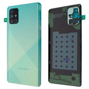 Samsung A715F DS Galaxy A71 Coque arrière Originale Bleu