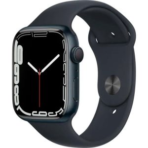 Apple Watch S7 Aluminium 45mm GPS Sportband Midnight