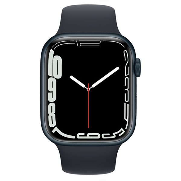 Apple Watch S7 Aluminium 45mm GPS Sportband Midnight