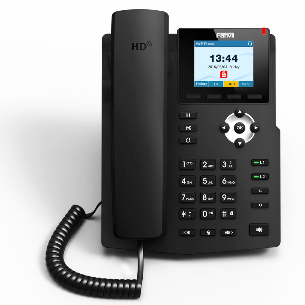 Fanvil ‎X3S V2 IP PHONE SIP INCL. PSU‎ (avec chargeur) - Setups