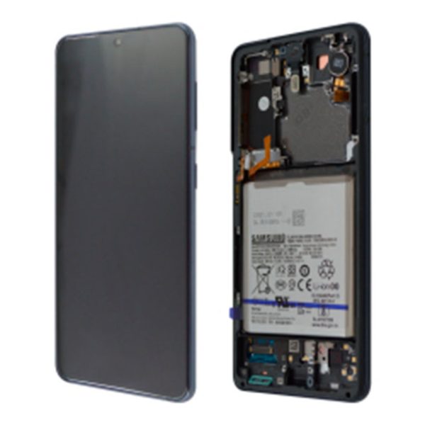 LCD écran original Samsung Galaxy S21 + Batterie Phantom gris