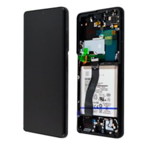 LCD écran original Samsung Galaxy S21 Plus + Batterie Phantom Violet