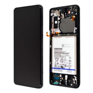 LCD écran original Samsung Galaxy S21 Plus + Batterie Phantom noir