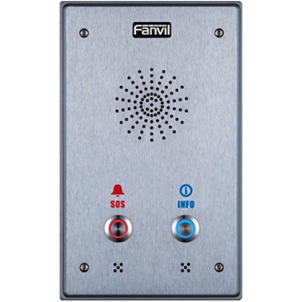 ‎Fanvil i12 Intercom Audio Extérieur SIP (2 boutons)